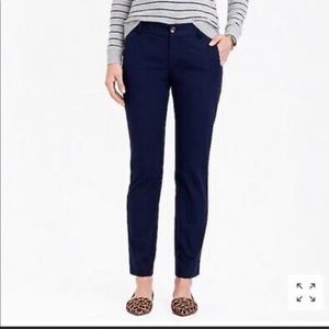 J.Crew stretch "FRANKIE" cut navy blue chinos